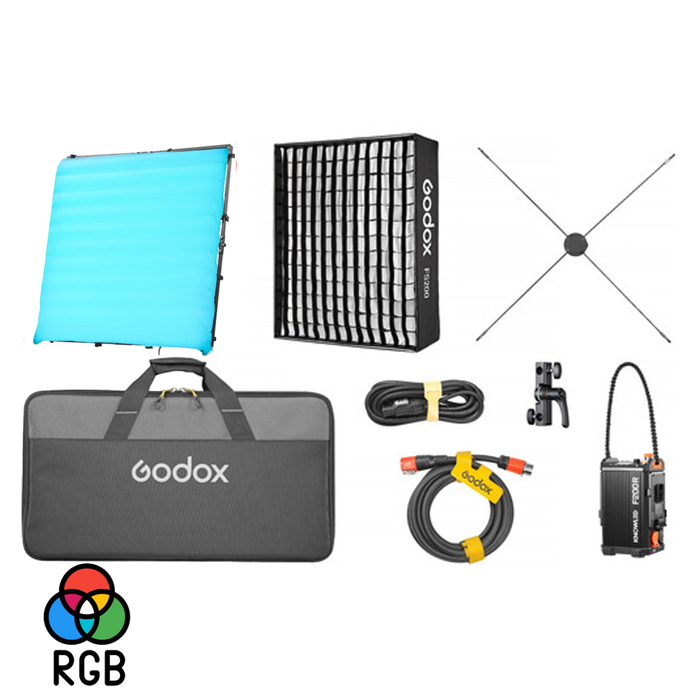 Kiralık Godox KNOWLED F200R RGB Flexible LED Light Mat (2 x 2
